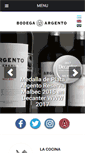 Mobile Screenshot of bodegaargento.com
